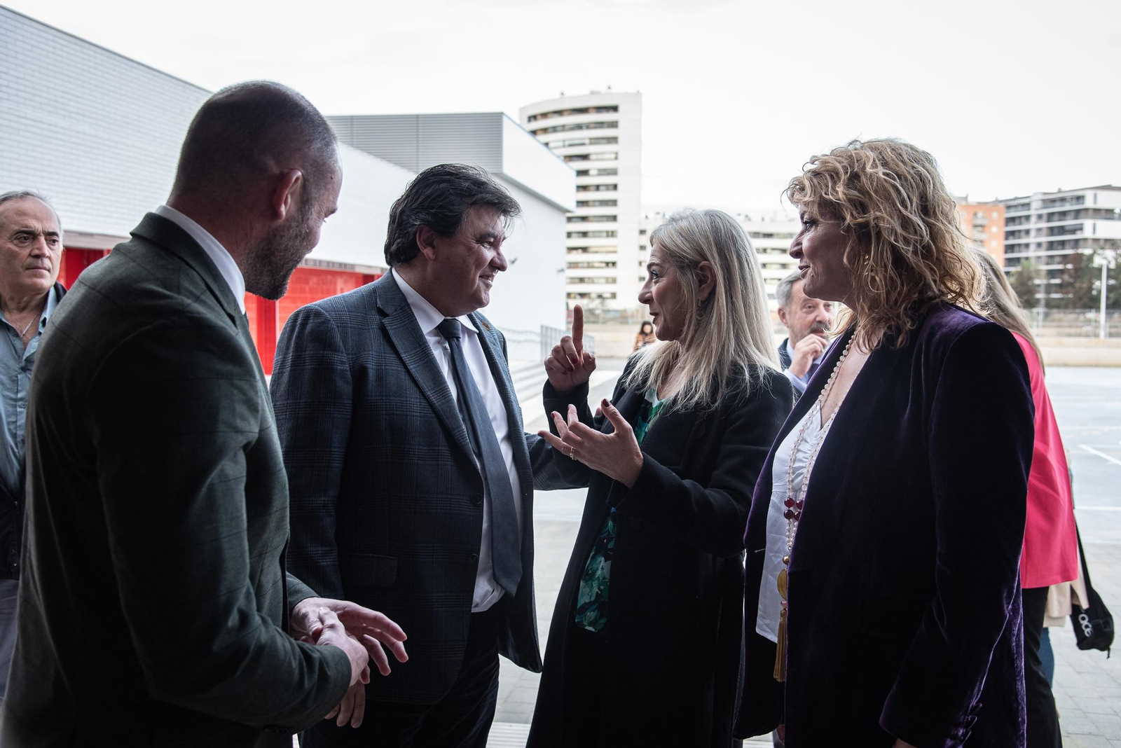 Imágenes de la visita de la Consejera de Desarrollo Educativo y Formación Profesional al nuevo colegio del Ensanche