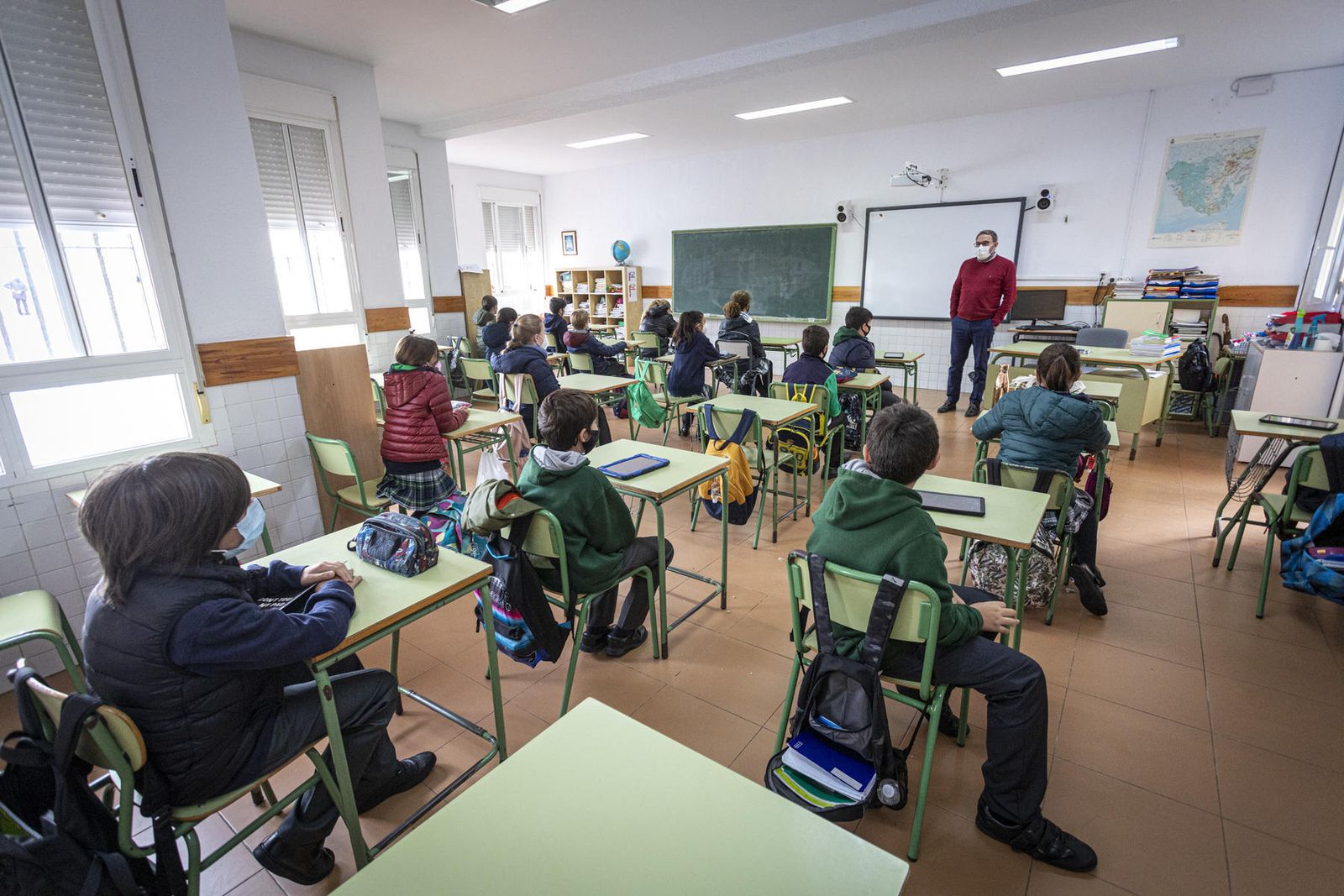 Alumnos de Secundaria en un aula.