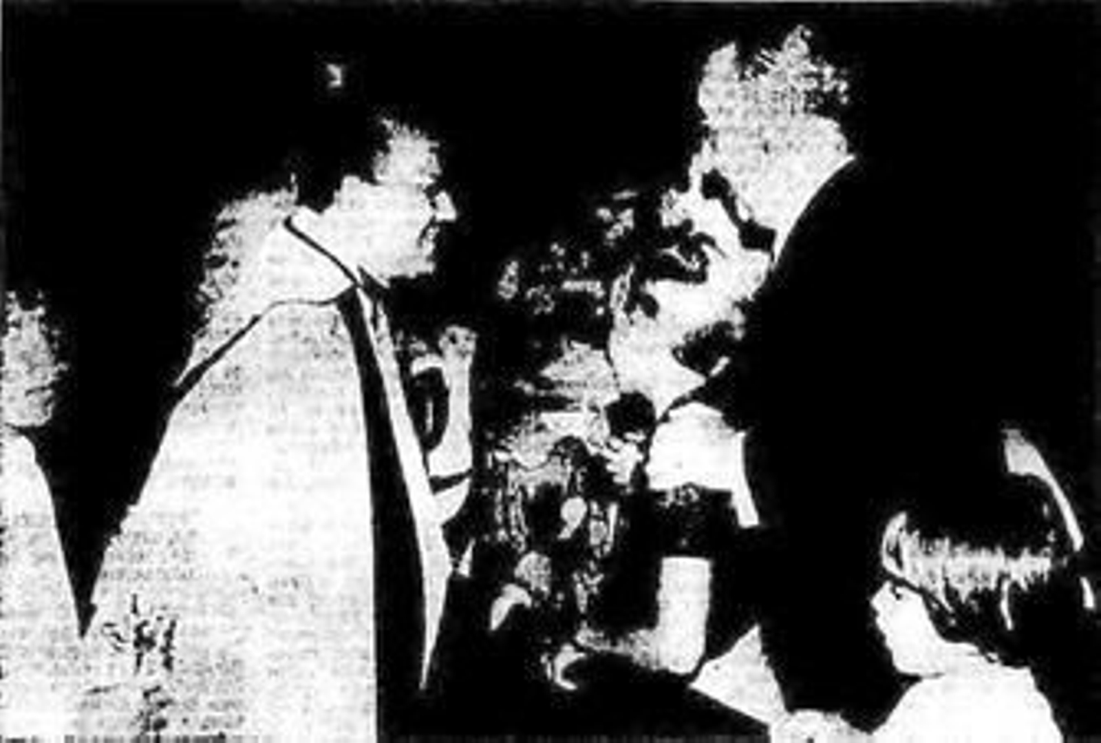 El almirante en el bautizo de uno de sus nietos gaditanos en la parroquia de San Severiano.