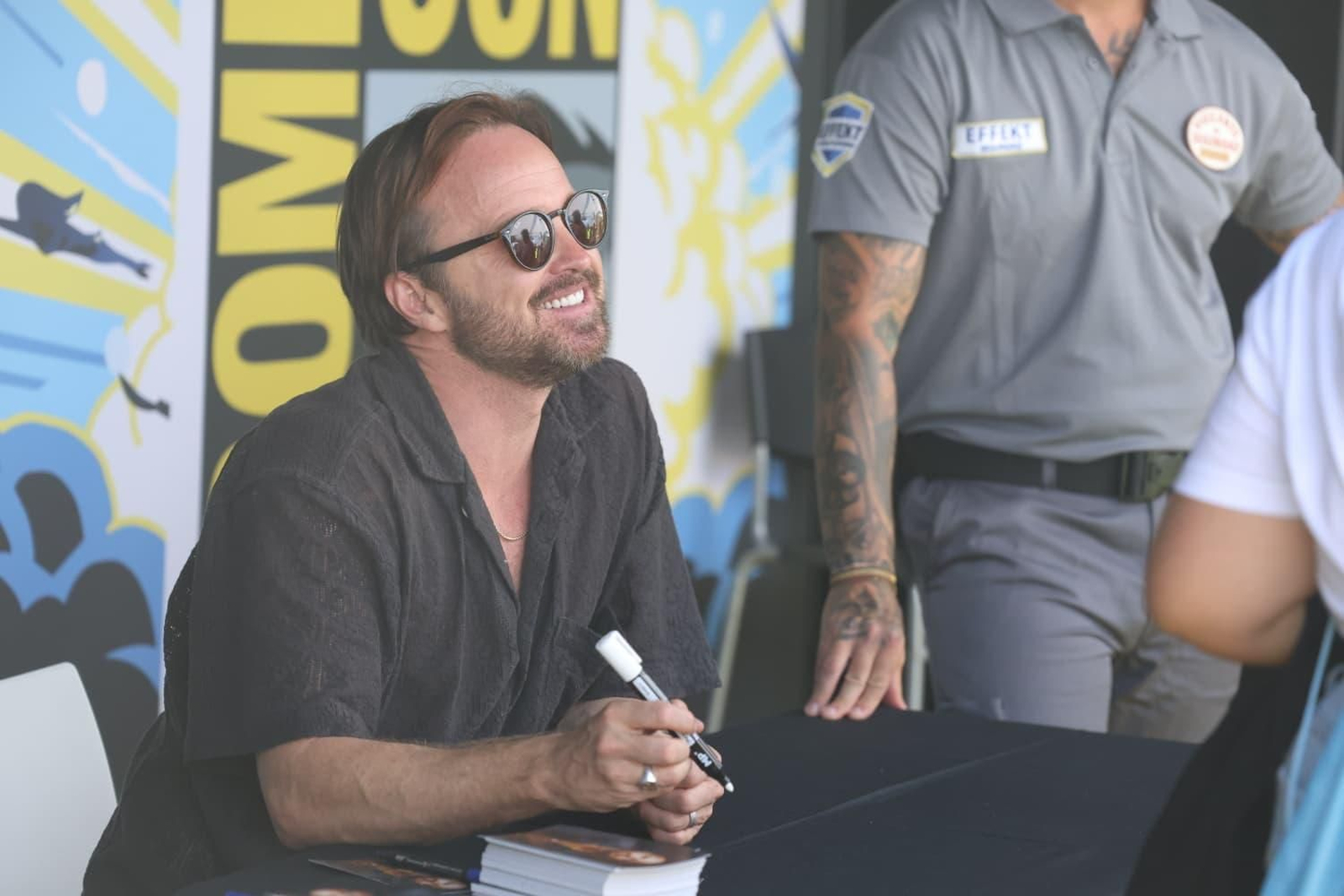 Aaron Paul, actor de 'Braking Bad', en la Comic-Con de Málaga.