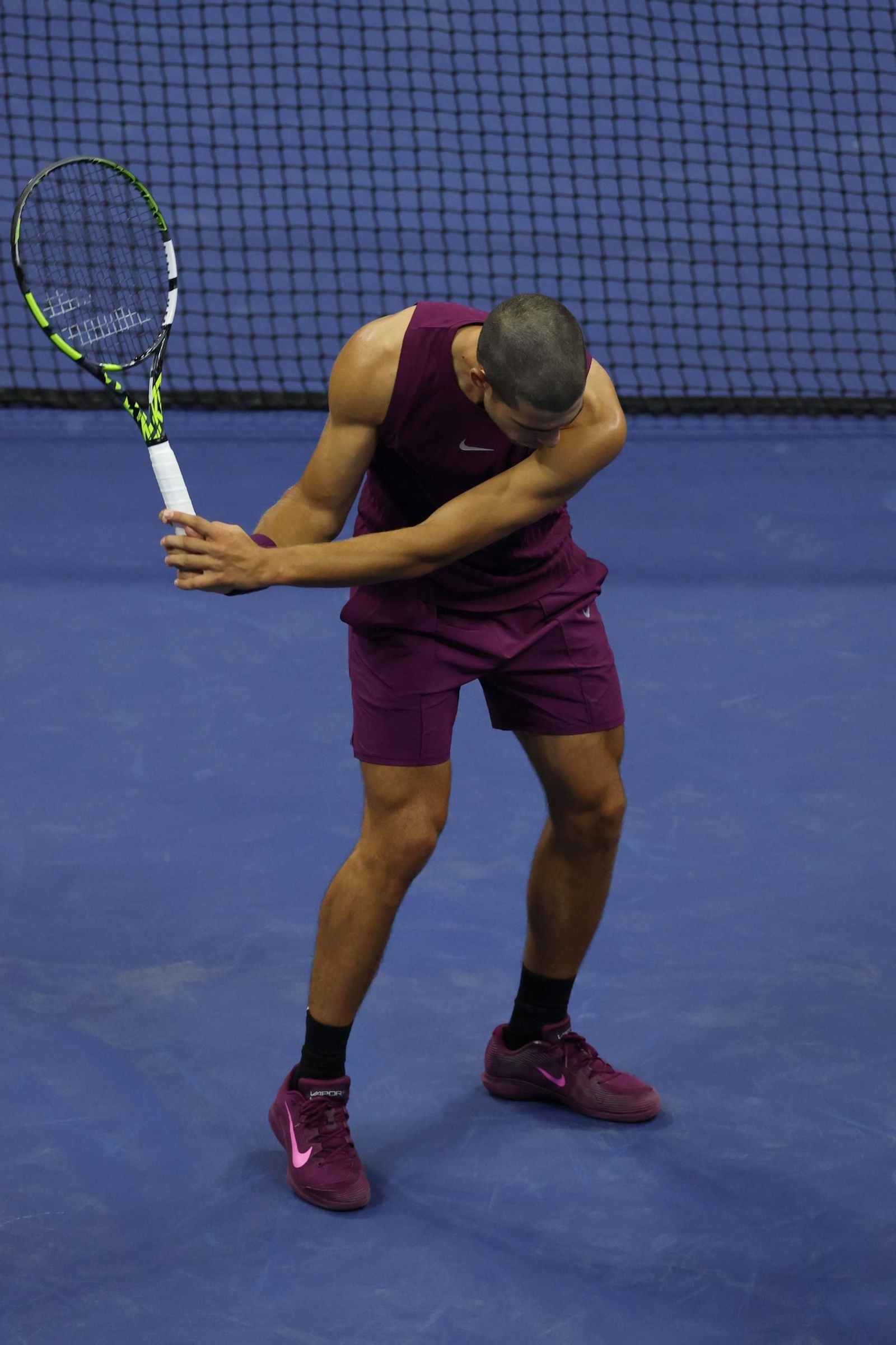 Las fotos del demoledor Alcaraz en la segunda ronda del US Open