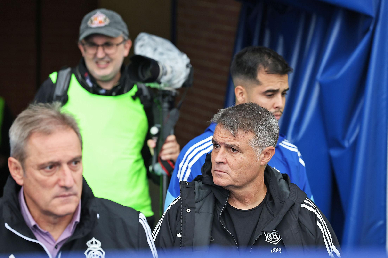 La suspensión del Recreativo de Huelva - UCAM Murcia en imágenes