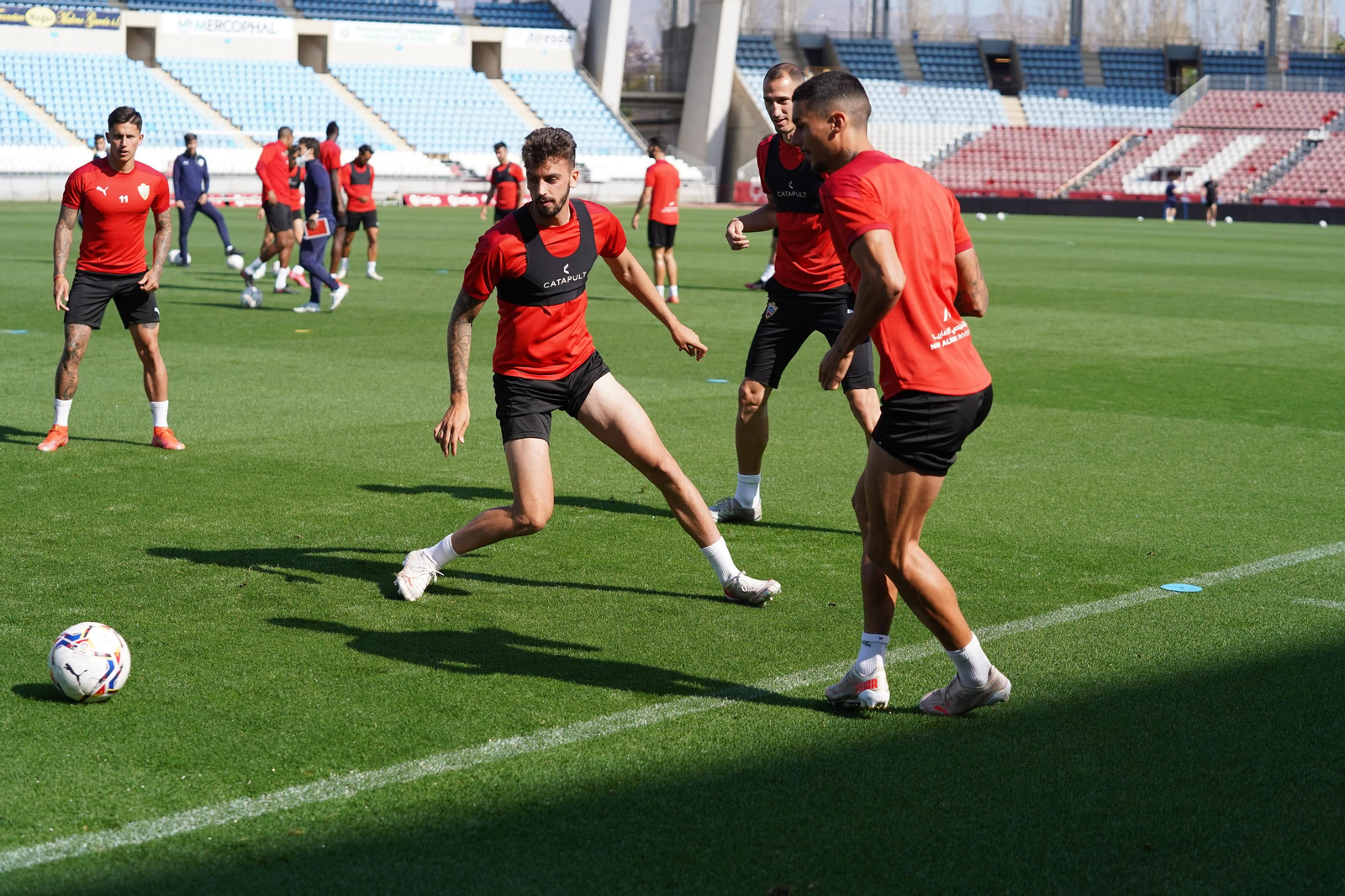 Entrenamiento del Almería, jueves 6
