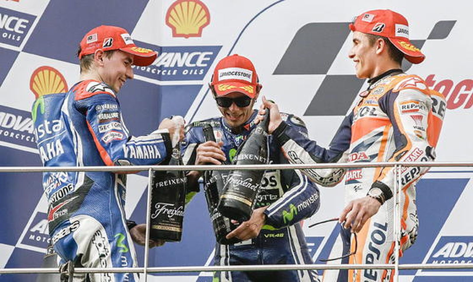 Imágenes de la prueba de MotoGP.

Foto: EFE