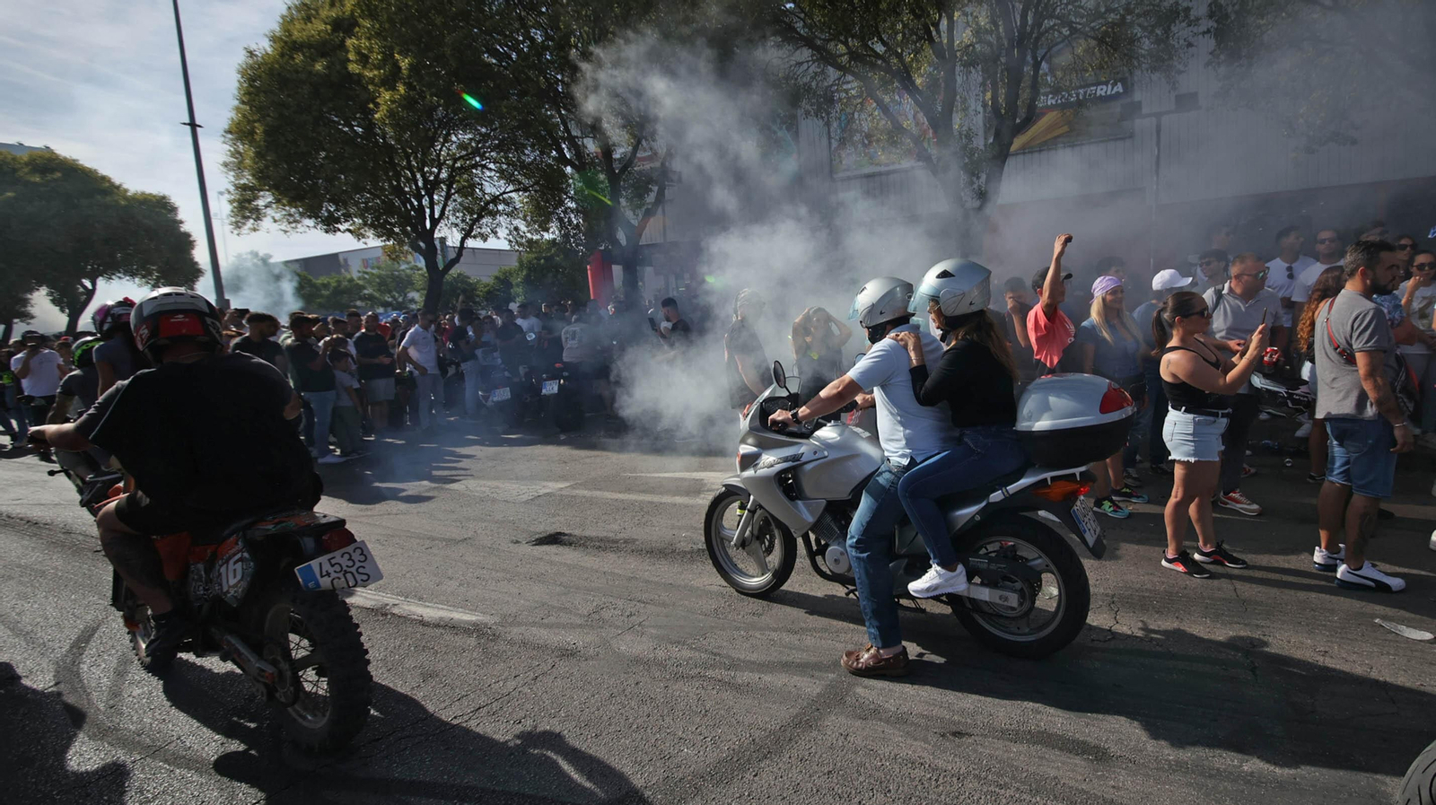 Gran ambiente motero en todo Jerez