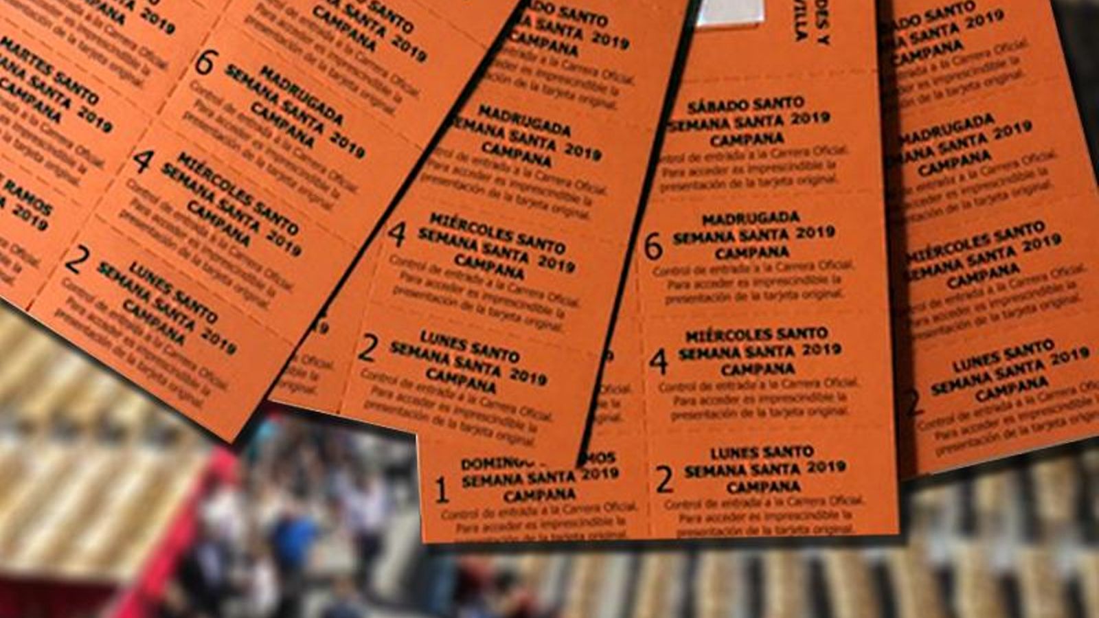 Abonos para las sillas de la Campana de este año, expuestos en foros de compraventa