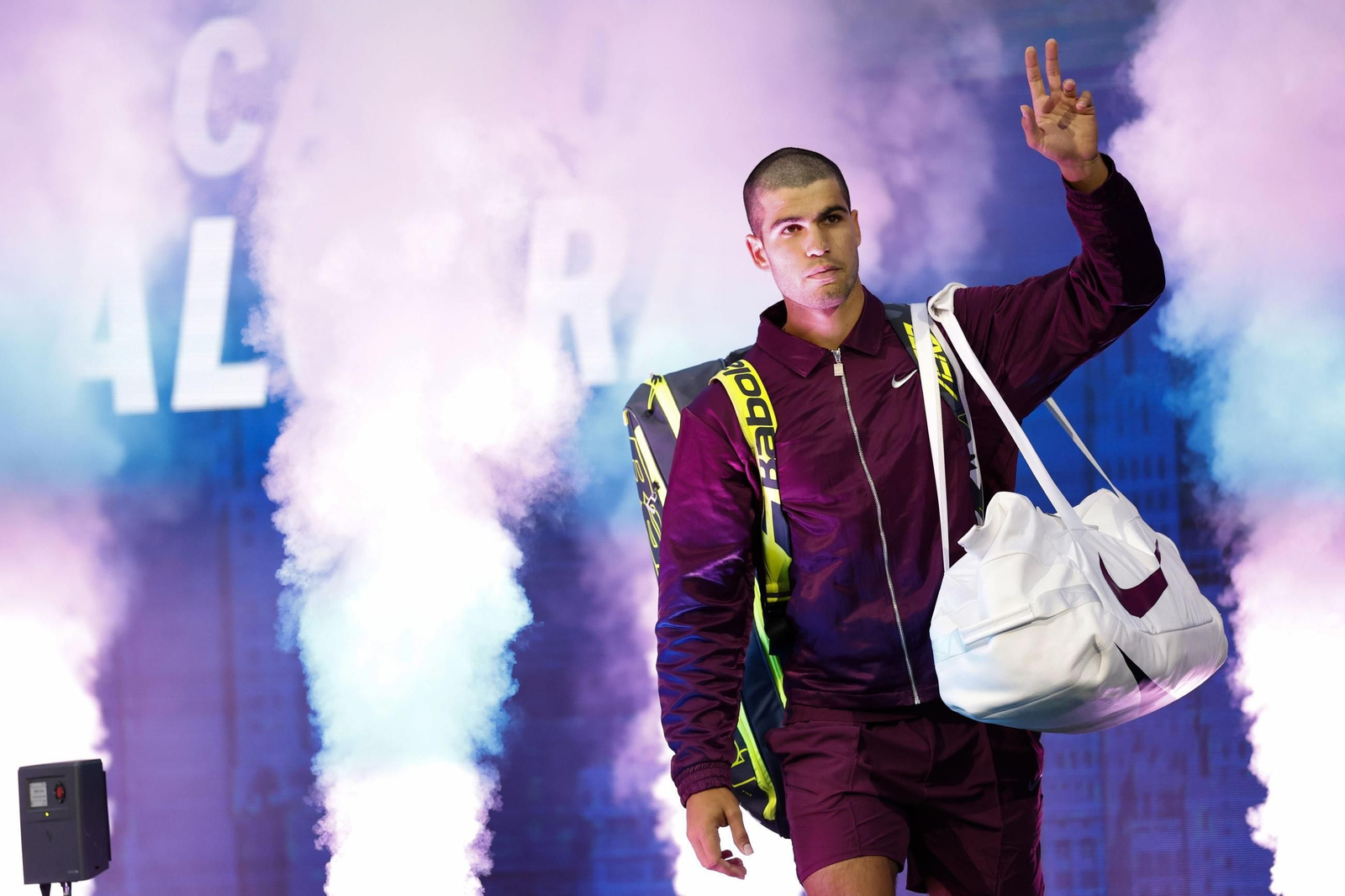 Las fotos del demoledor Alcaraz en la segunda ronda del US Open