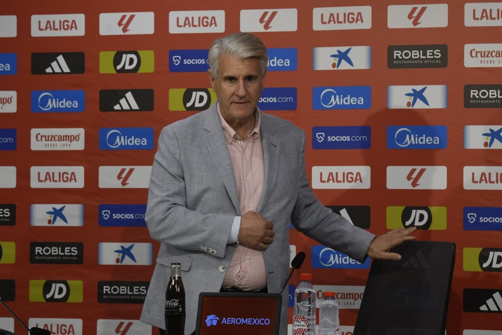 Antonio Cordón se dispone a dar su valoración de la planificación, que vio "muy positiva".