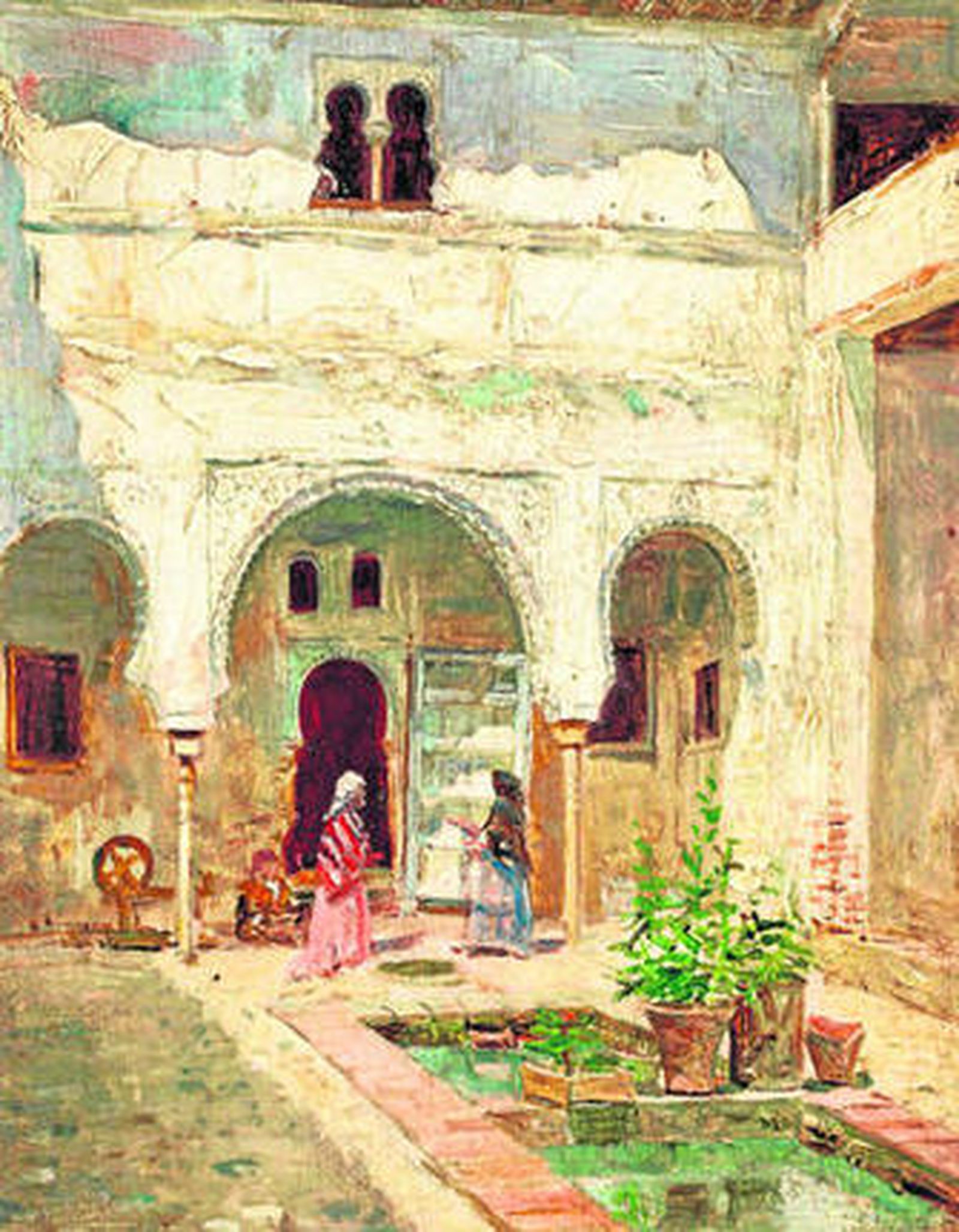 'Vista de un patio de Granada'.