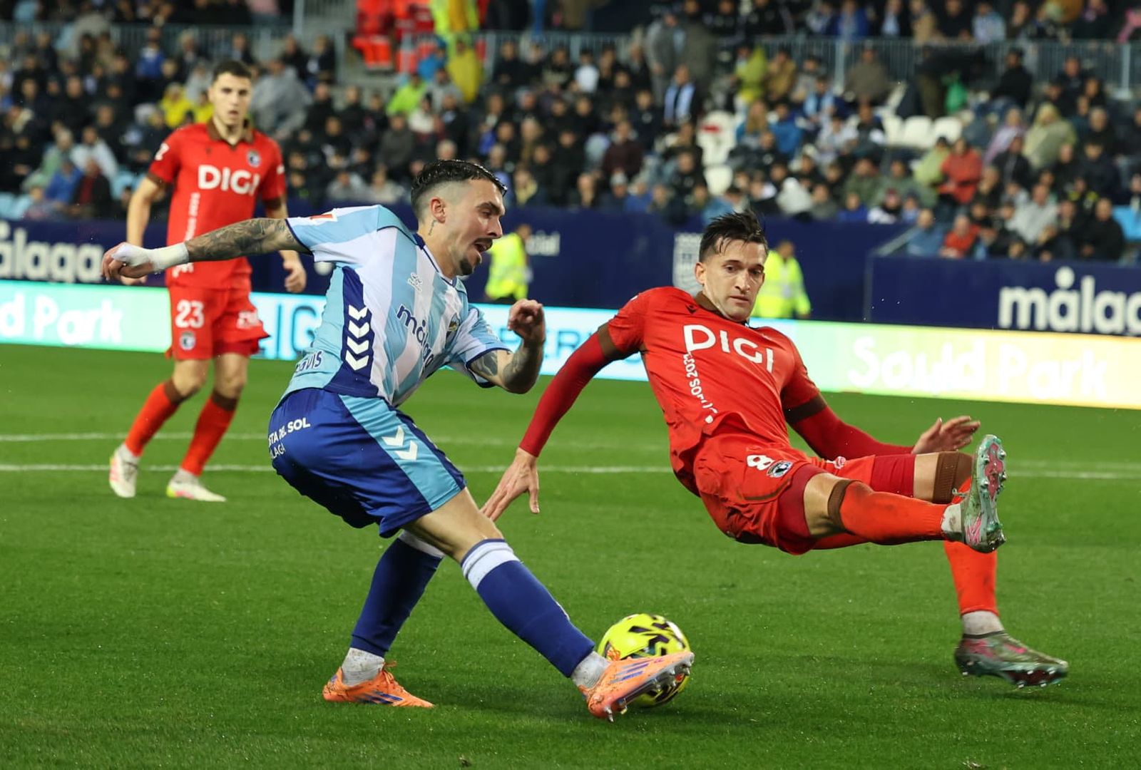 Las fotos del Málaga CF-Burgos