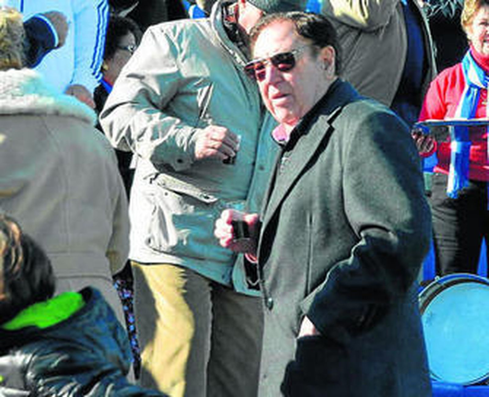 Pepe Doña, en una imagen de hace unos años en el campo de La Juventud.