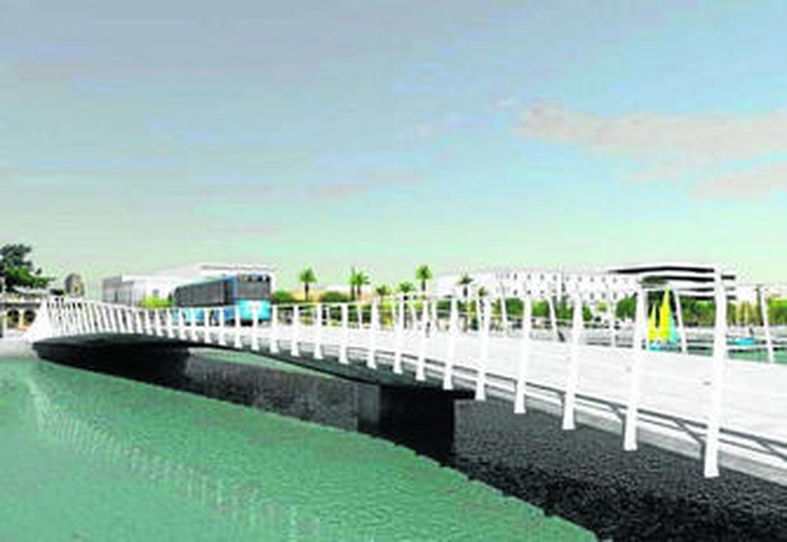 El aparcamiento de la margen izquierda del río ya se encuentra asfaltado.