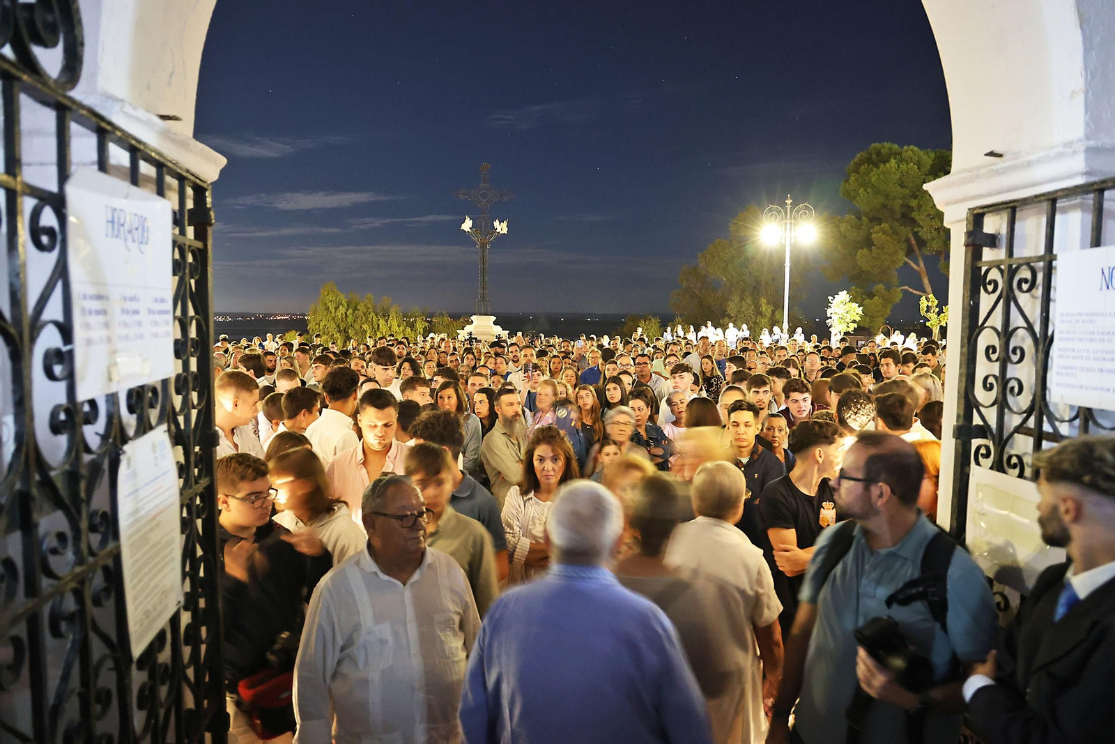 Imágenes de la bajada de la Virgen de la Cinta