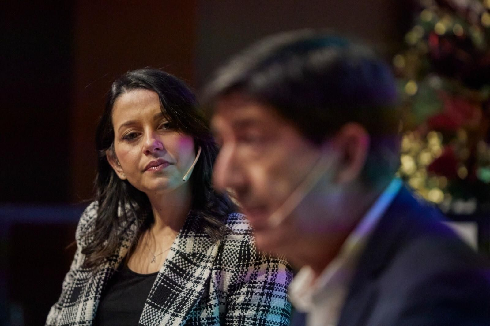 Arrimadas y Marín, el pasado sábado en Sevilla.