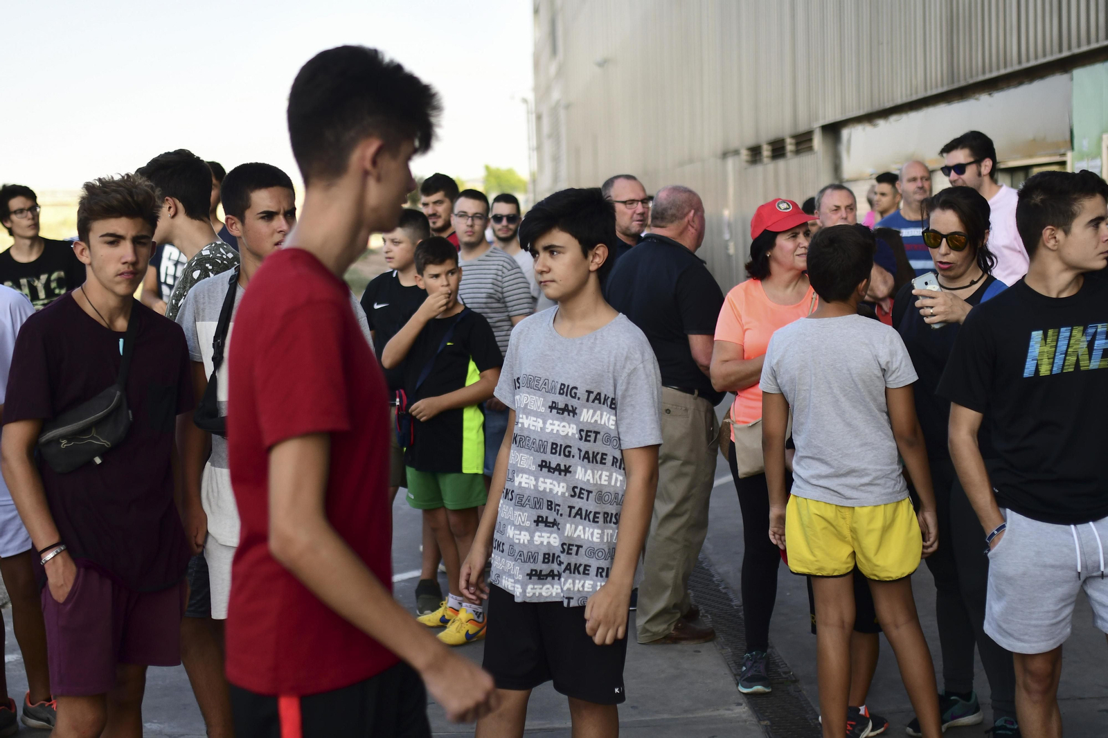 Entrenamiento de la selección sub-21 en El Arcángel