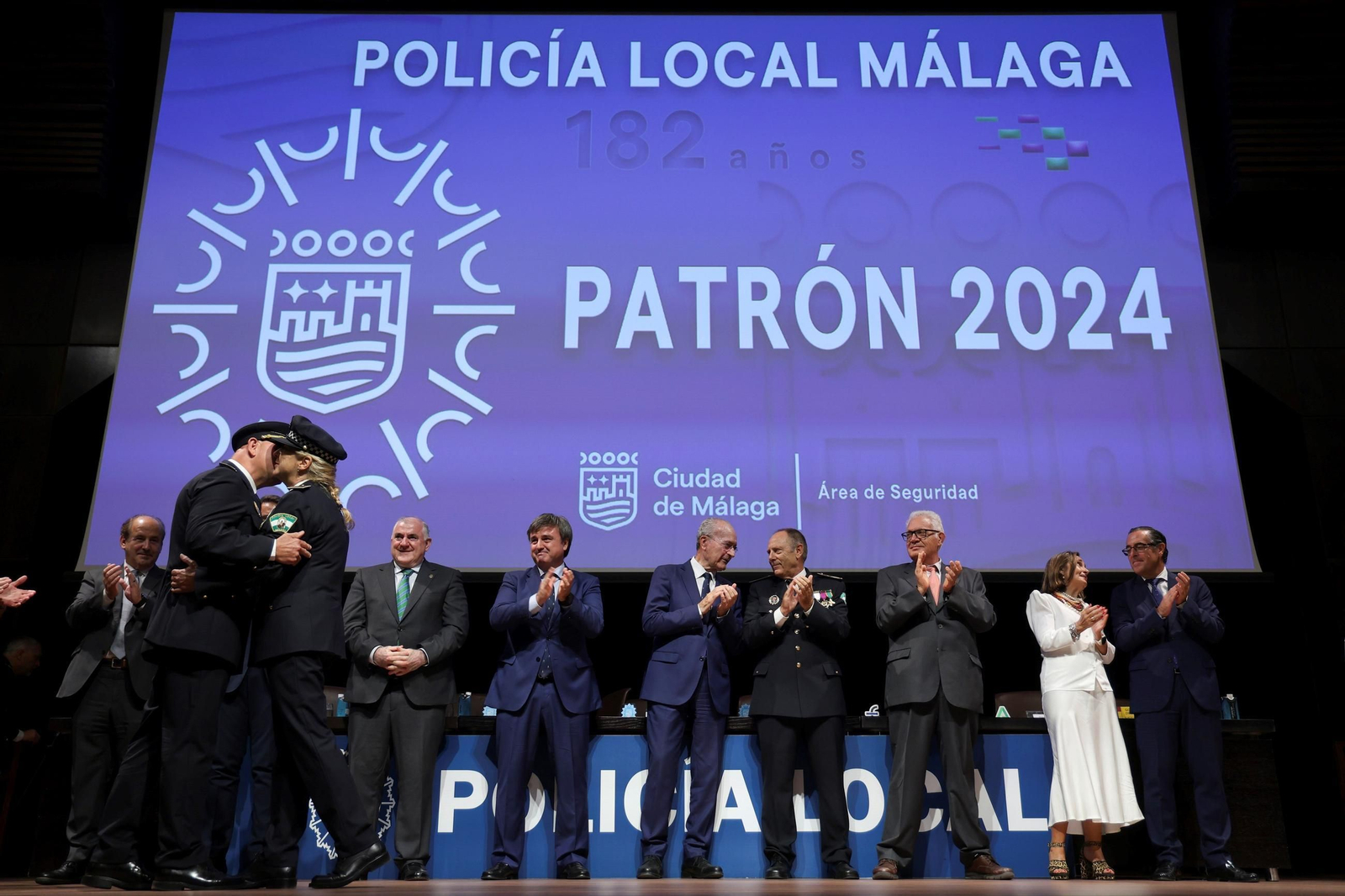 Los actos de la Policía Local de Málaga por el día de su patrón, en fotos