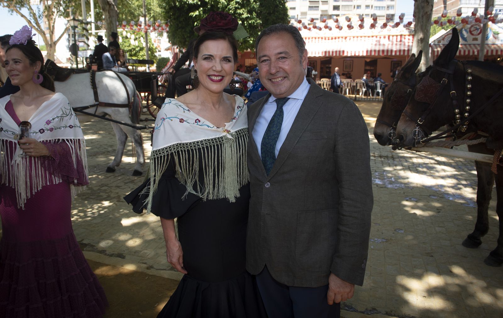 Las imágenes de la recepción en la caseta de Endesa