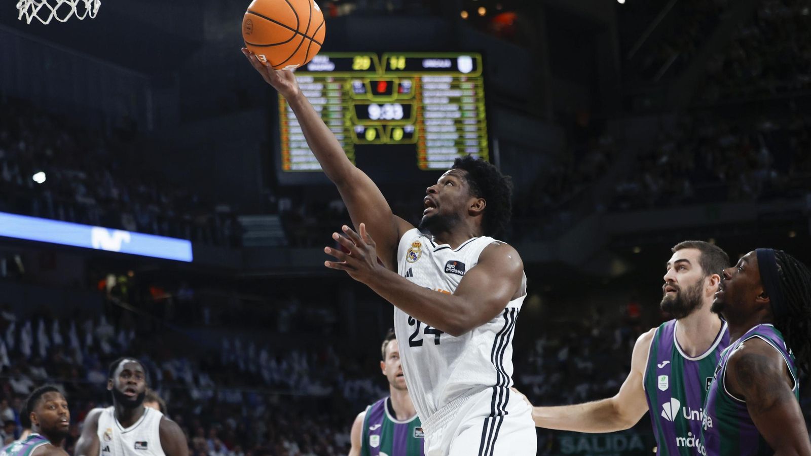 El Real Madrid-Unicaja, en fotos