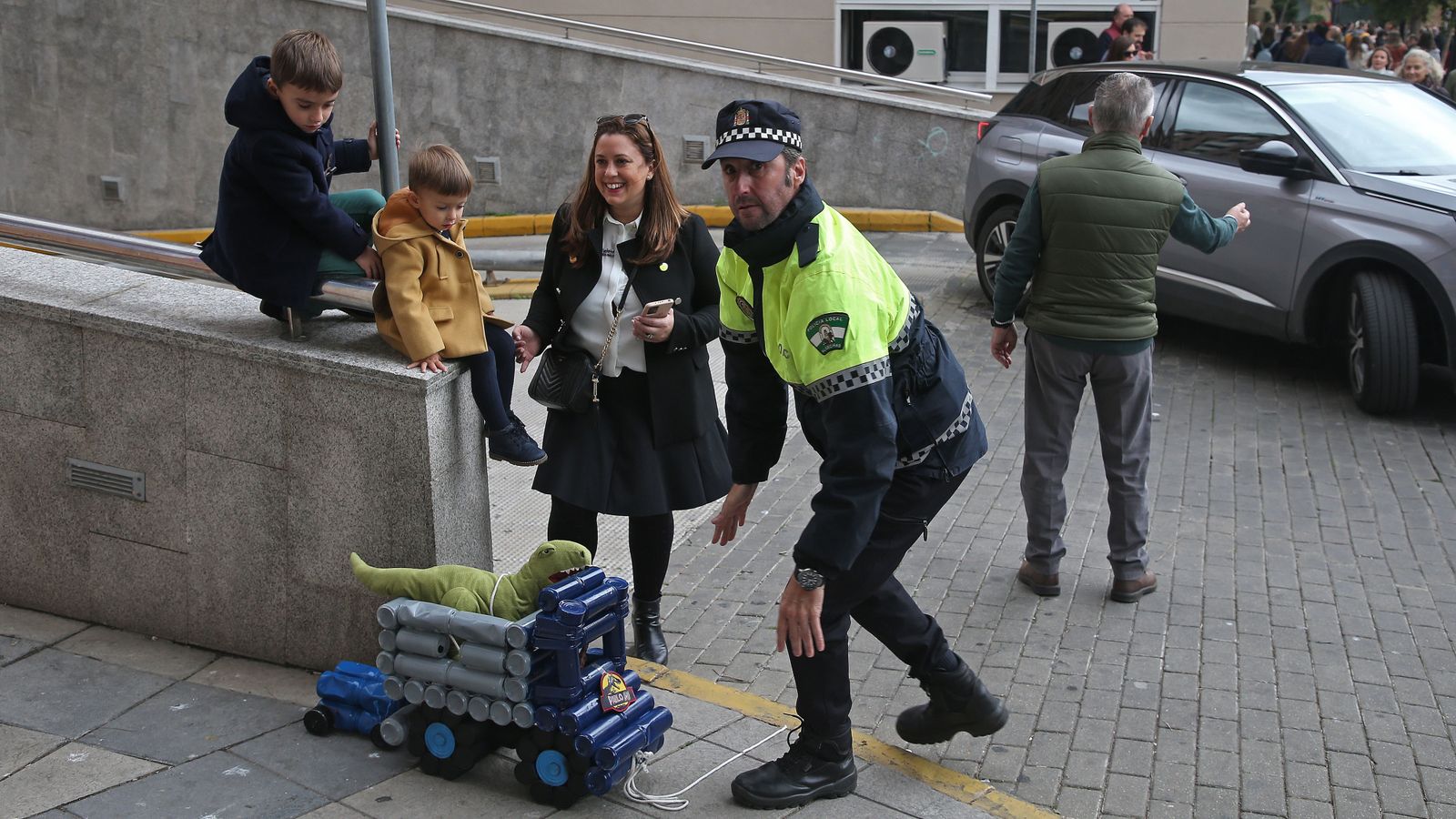 Fotos del arrastre de latas en Algeciras