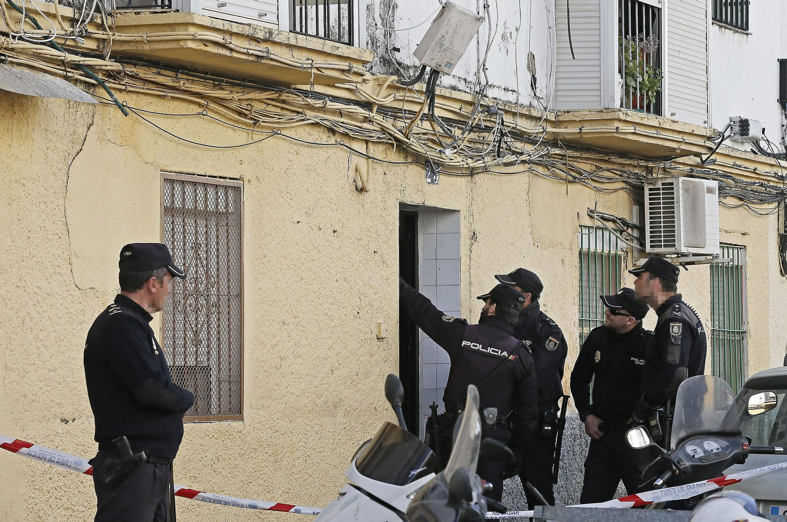 Policías en Los Pajaritos, en una imagen de archivo.
