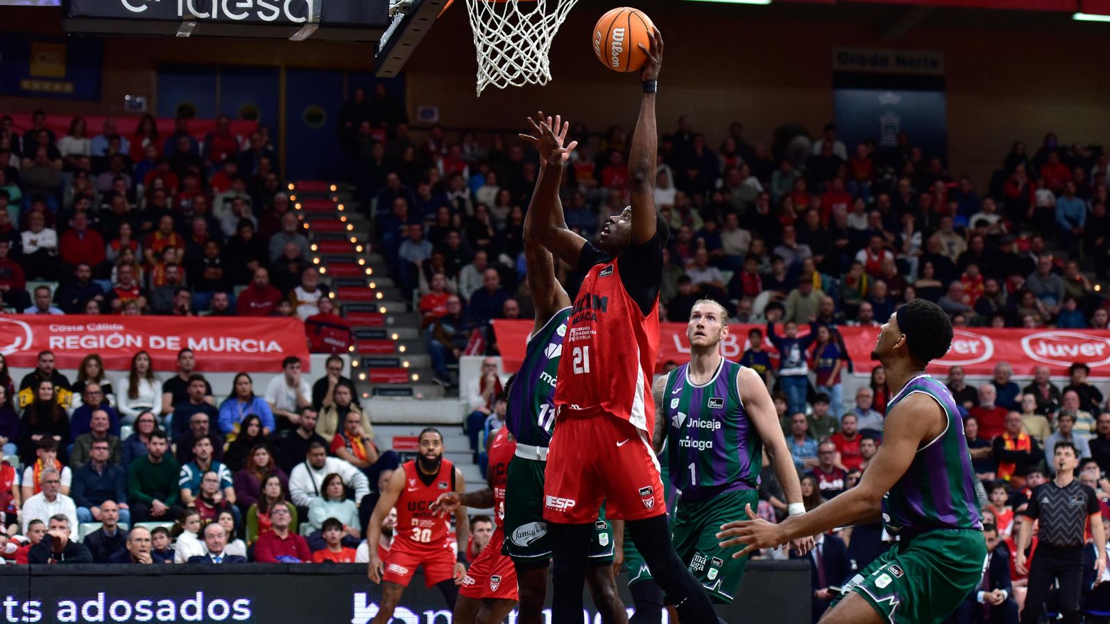 UCAM Murcia-Unicaja, en fotos