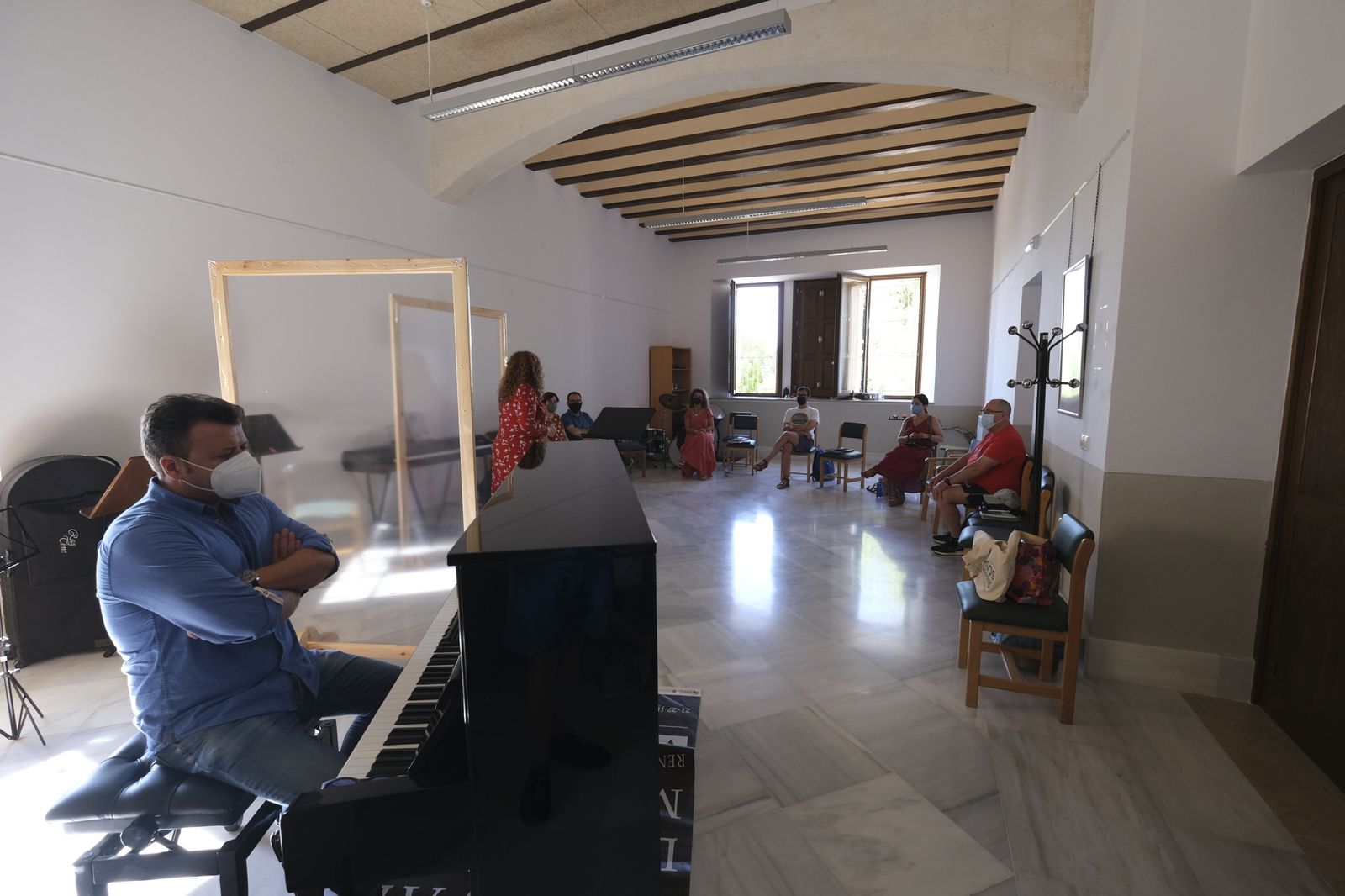 Primer día de cursos en el Festival de Música Renacentista y Barroca de Vélez Blanco 2021.