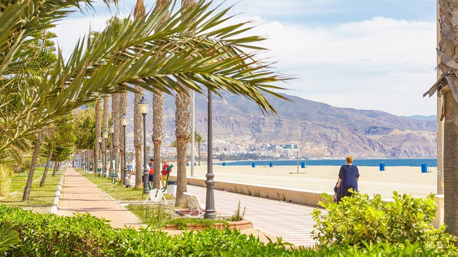 Playa de La Romanilla de Roquetas de Mar.