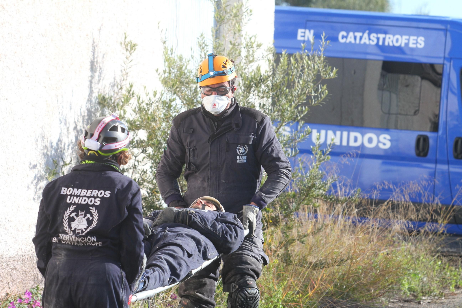 Imágenes del curso Asistencia Sanitaria en Catástrofes de Bomberos Unidos Sin Fronteras