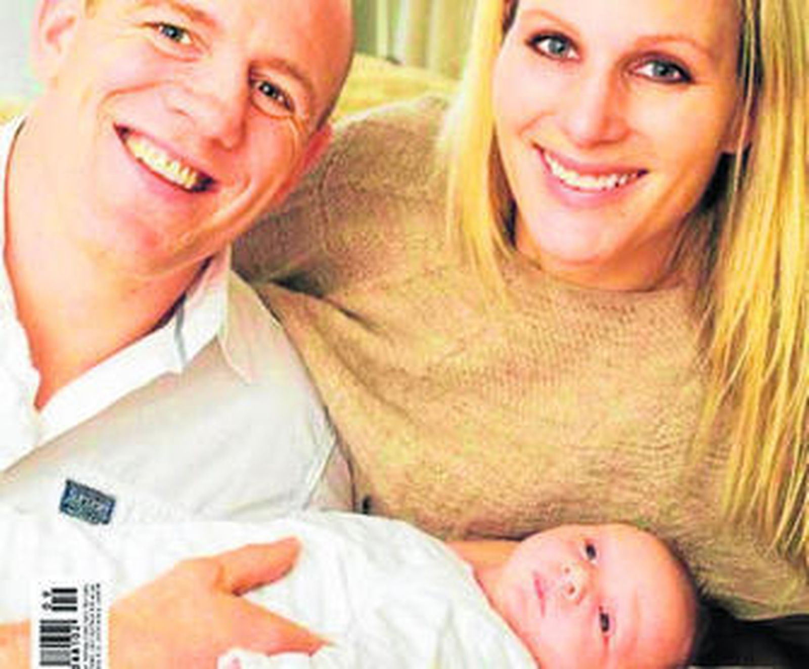 Zara Phillips y Mike Tindall presentan a su hija Mia