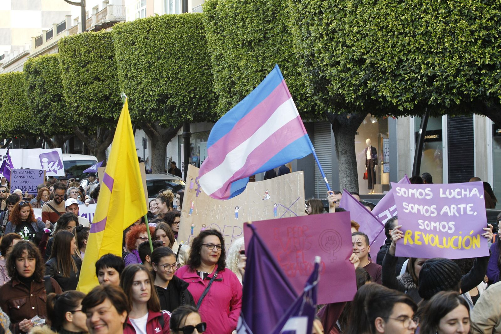 Fotogalería manifestación Día Internacional de la Mujer