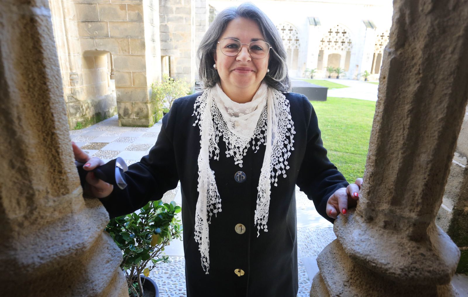 Gemma García Bermúdez, este sábado en los Claustros de Santo Domingo.