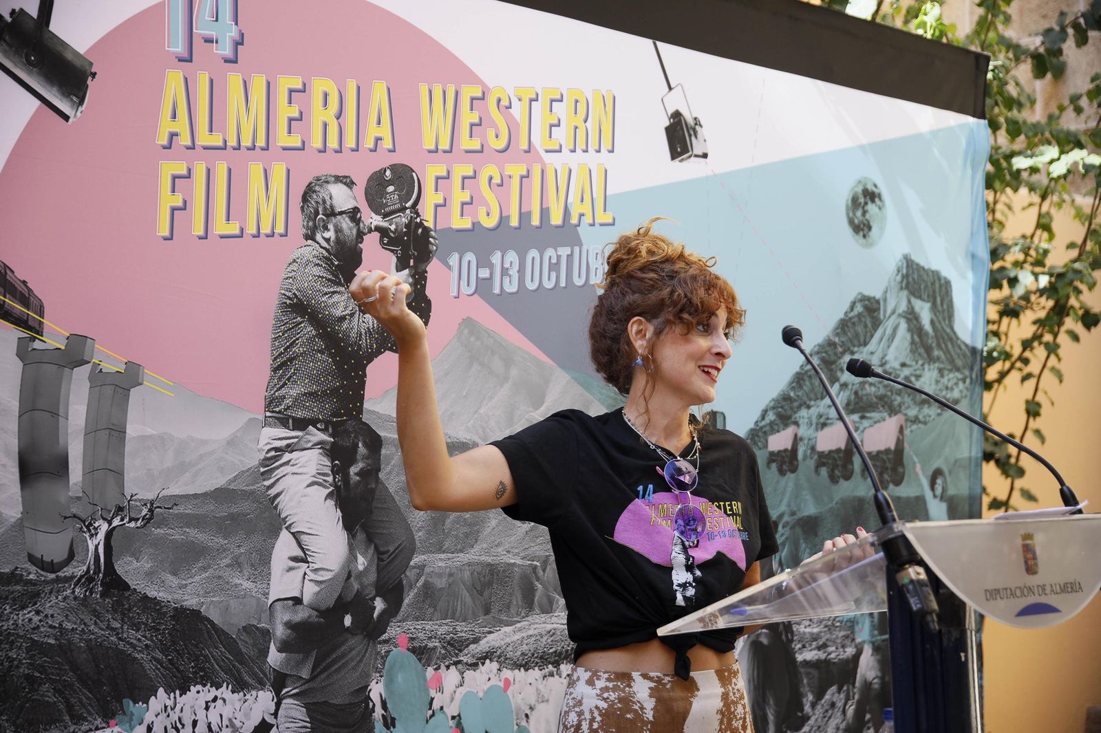 Las imágenes de la presentación de la XIV edición del Almería Western Film Festival