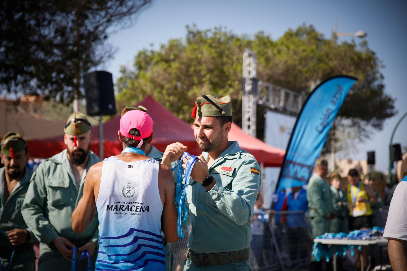 Imágenes de la llegada de la Media maratón Ciudad de Almería