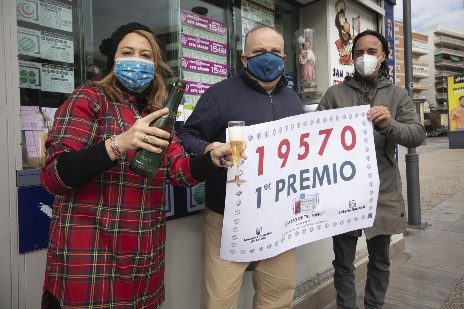 Primer premio del Sorteo del Niño del pasado 2021.