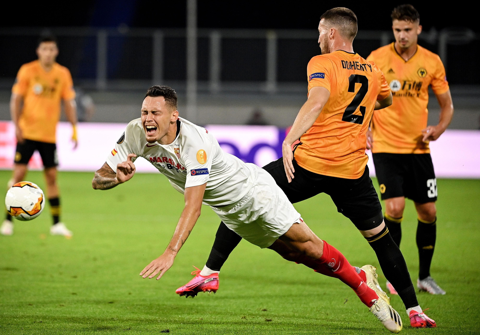 Las imágenes del Wolverhampton-Sevilla