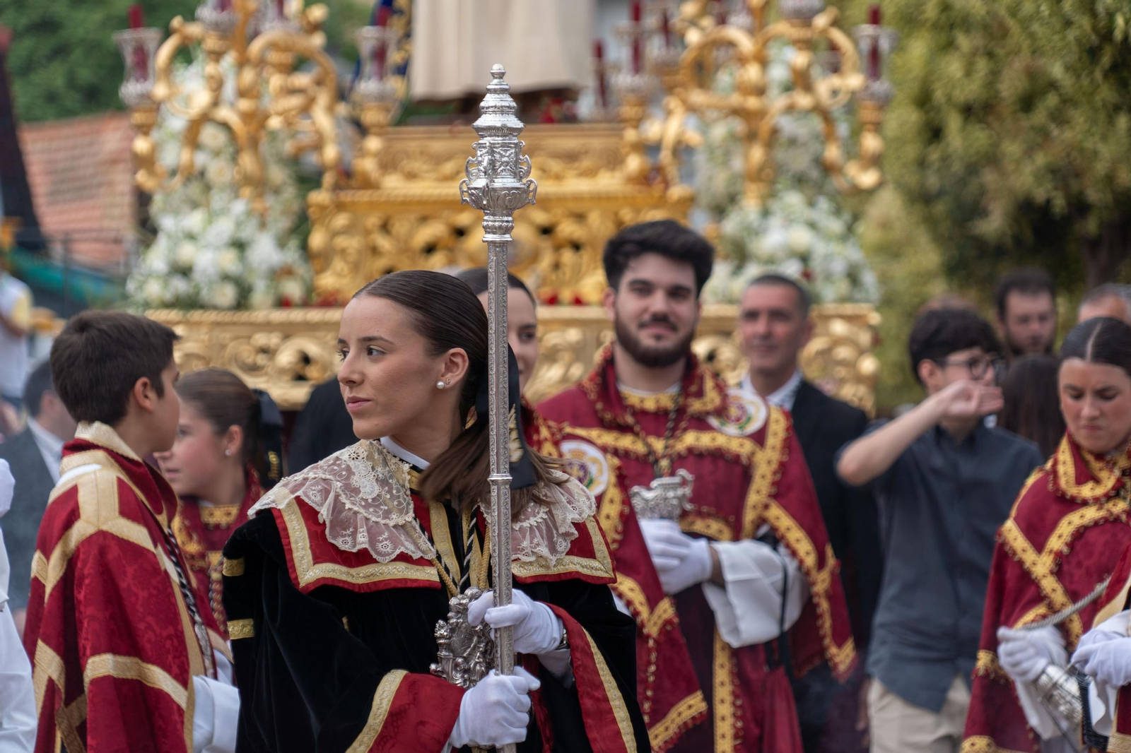 Imágenes del traslado del Cristo del Amor a la Concepción