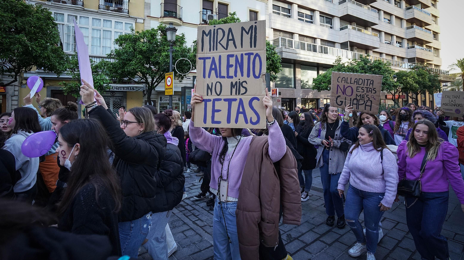 Así se vivió el 8M en Jerez
