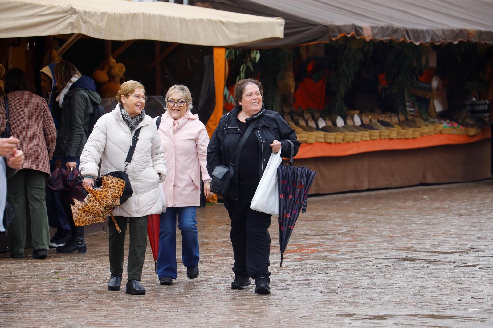 La borrasca Éowyn no consigue deslucir el Mercado Andalusí, en imágenes