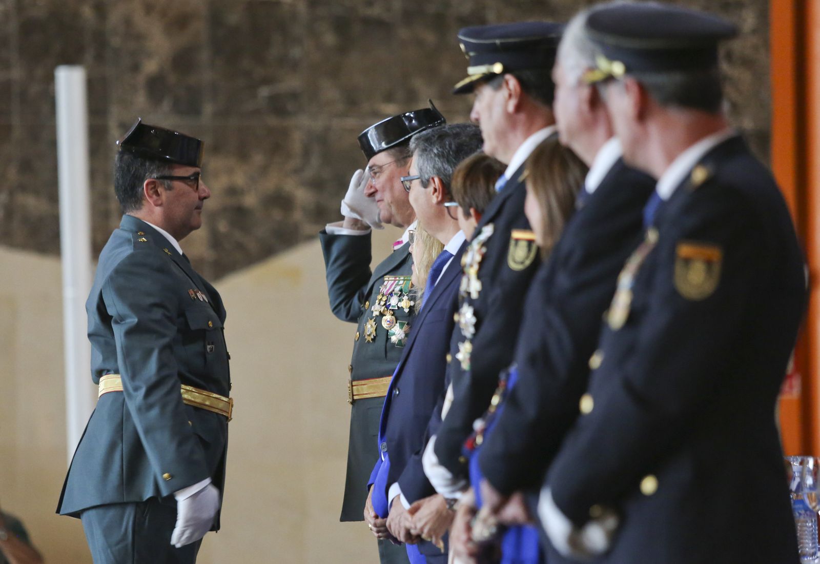 Las fotos del día del patrón de la Policía Nacional en Málaga