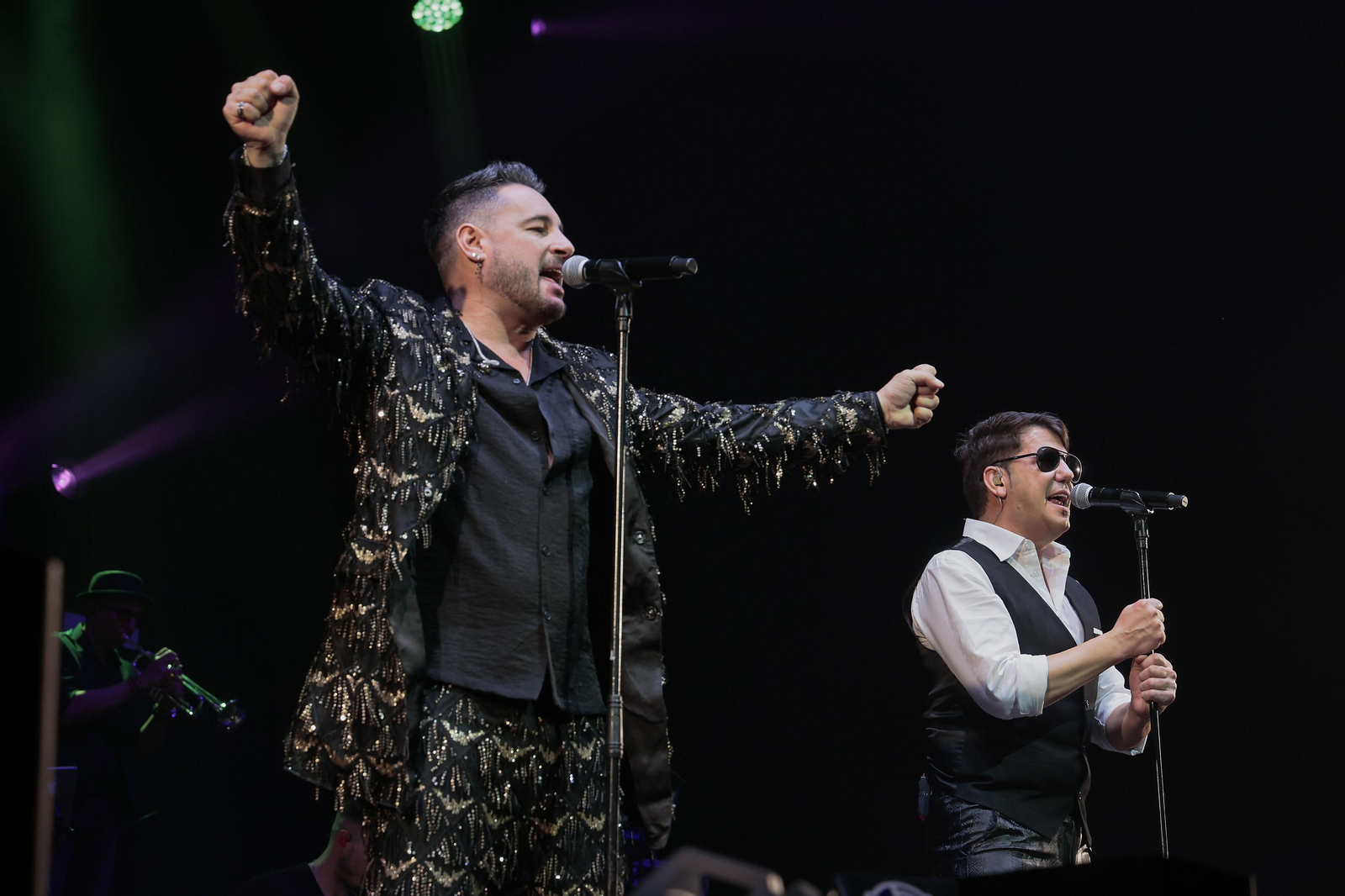 Las imágenes del concierto de Andy y Lucas