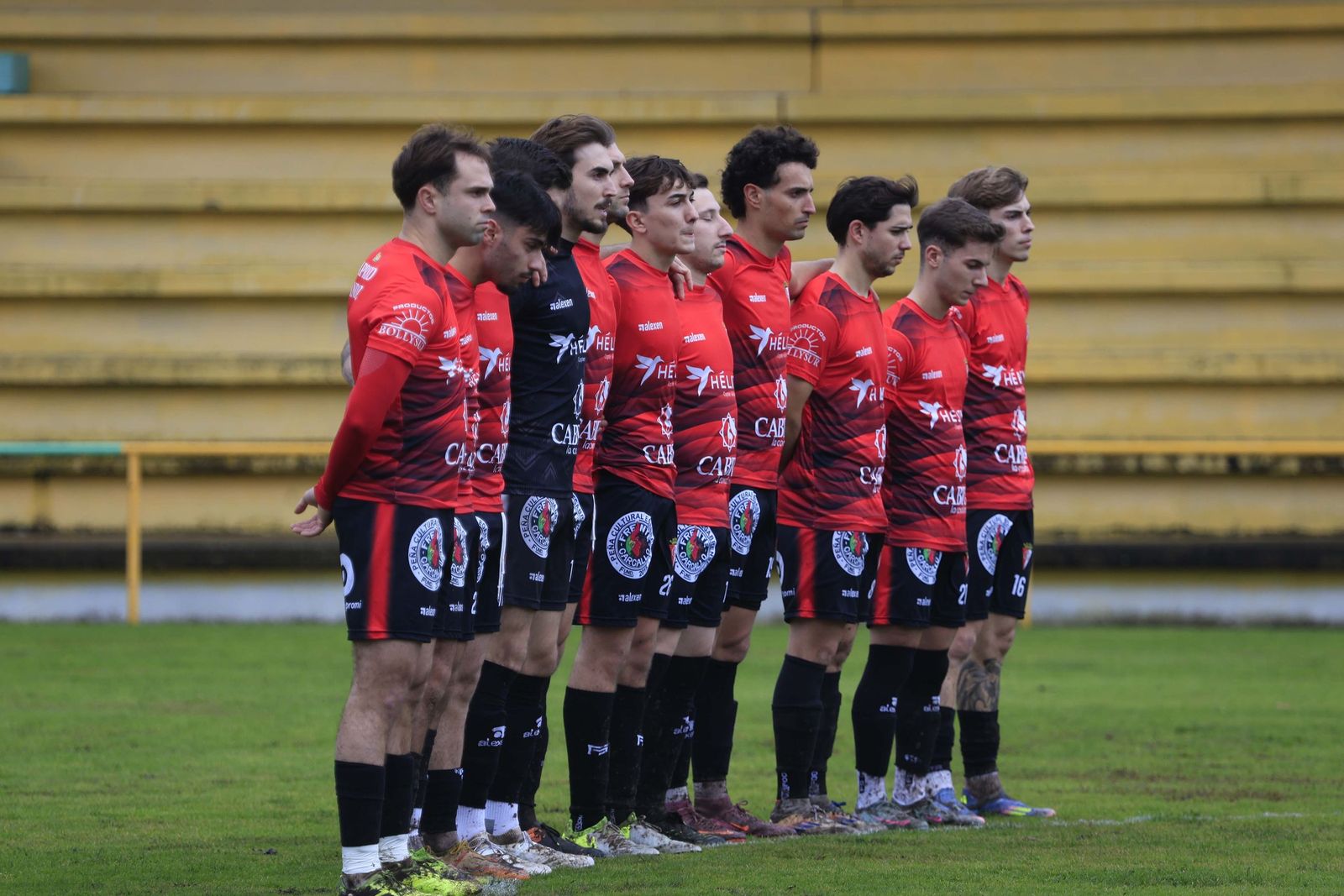 Las fotos de la visita del Egabrense de Rafa Escobar a la Unión Deportiva Los Barrios