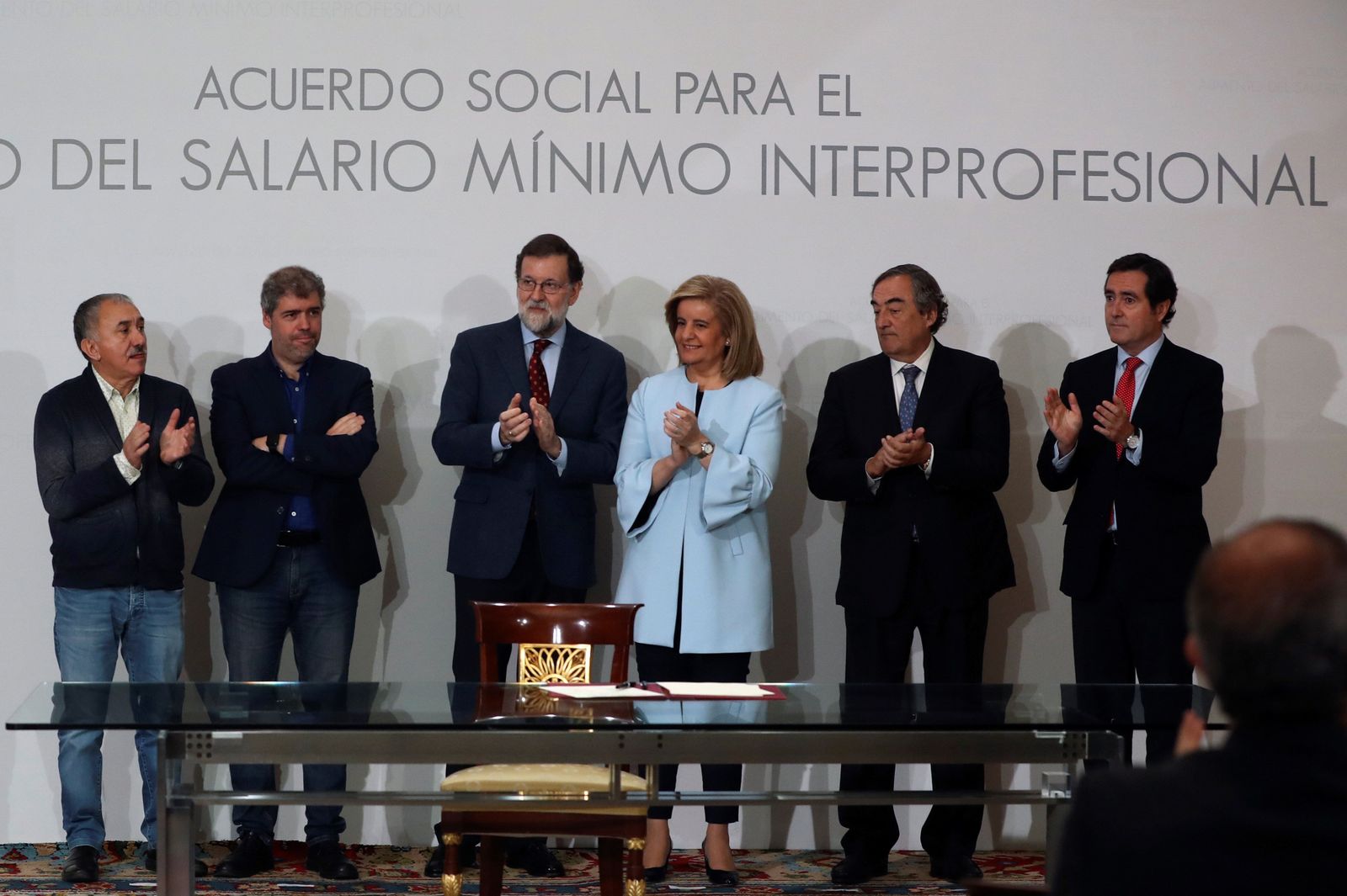La firma del Salario Mínimo en imágenes
