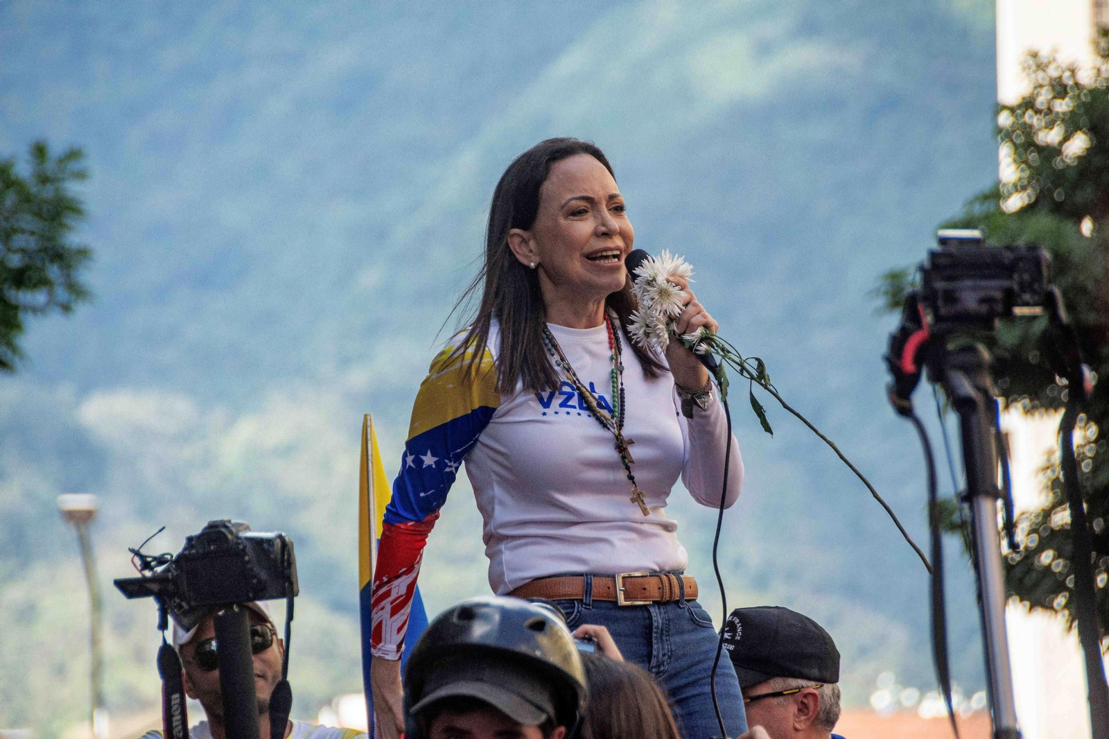 La líder opositora venezolana María Corina Machado.