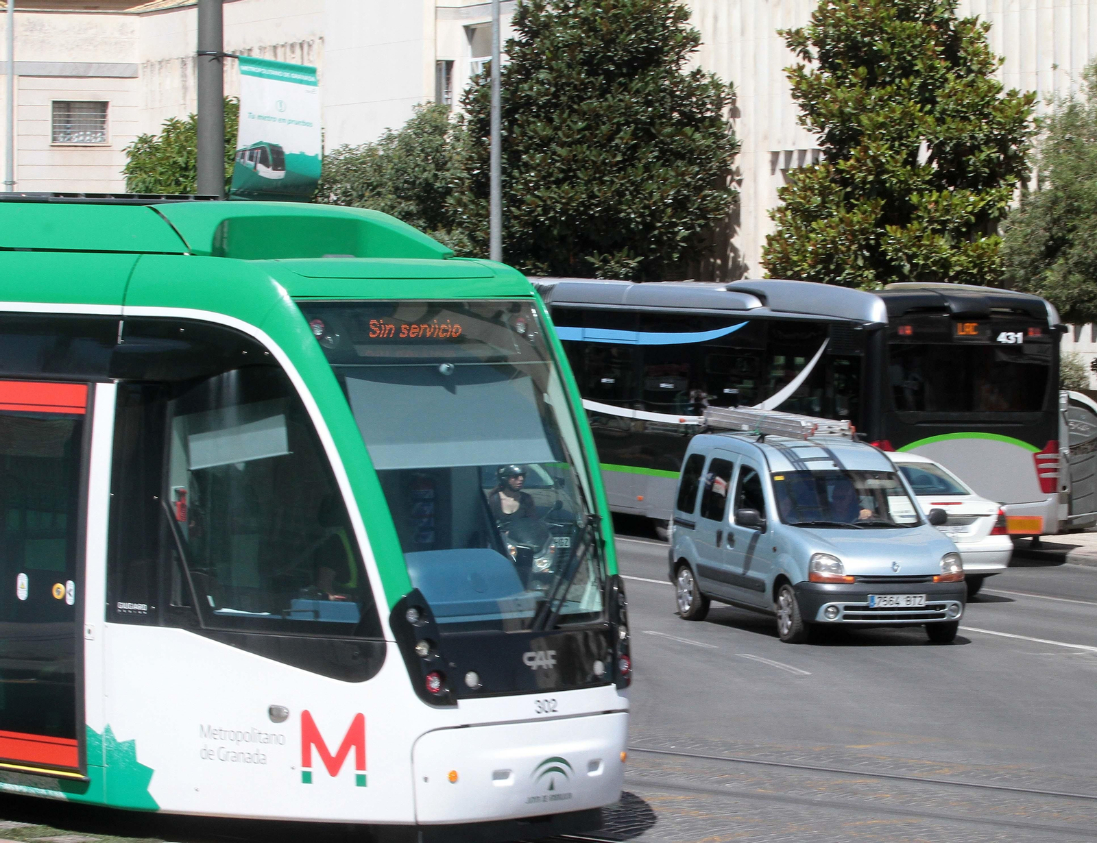 La imágenes de las pruebas del tranvía