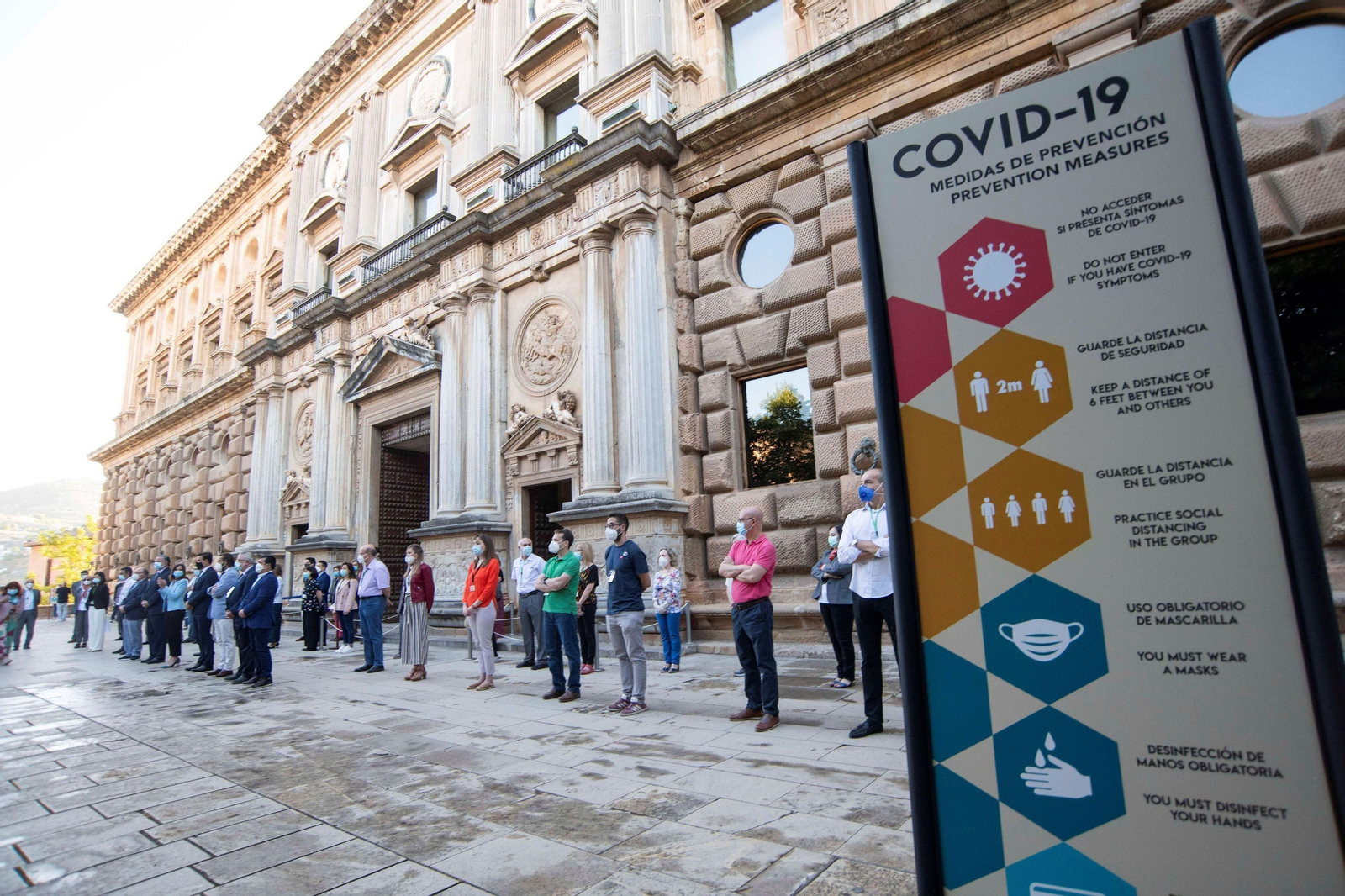 La Alhambra el día de su reapertura tras la crisis del coronavirus.