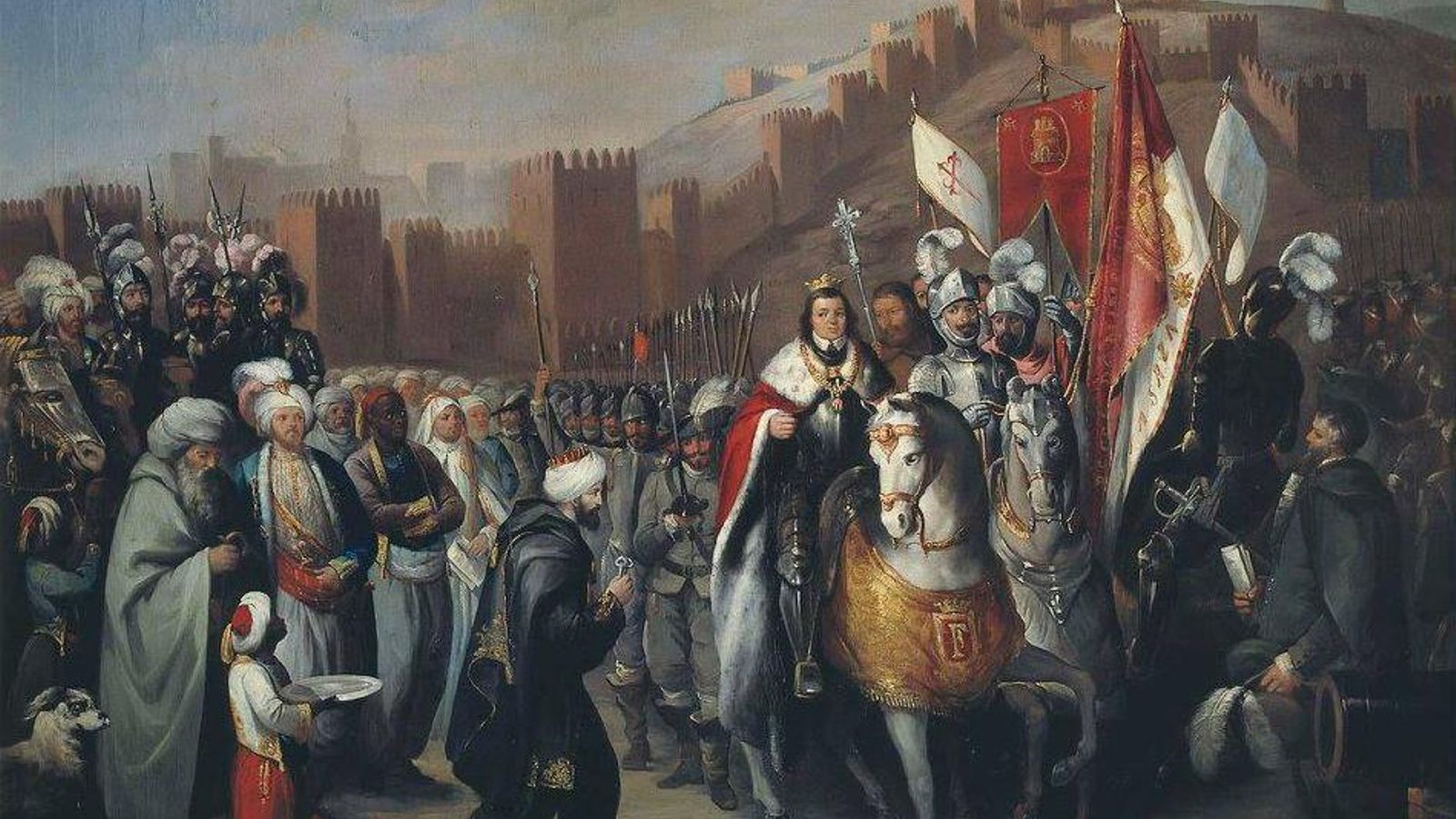 Entrega de llaves al Rey Fernando