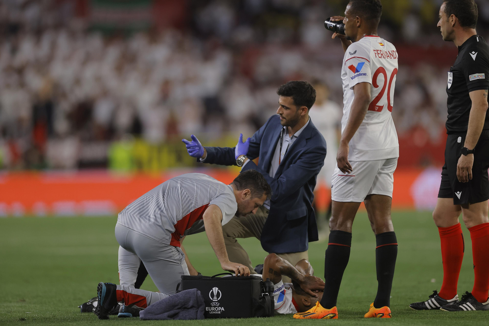 Las fotos del Sevilla-Manchester