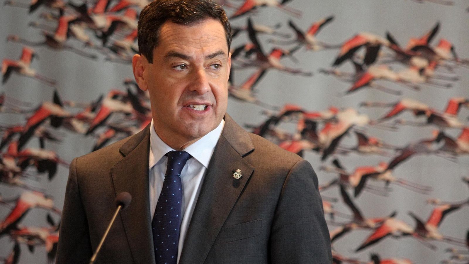 El presidente de la Junta de Andalucía, Juanma Moreno.