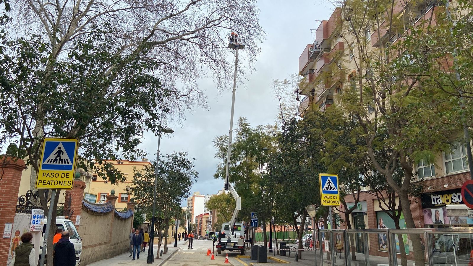 Trabajos ejecutados por Urbaser en el entorno del parque.