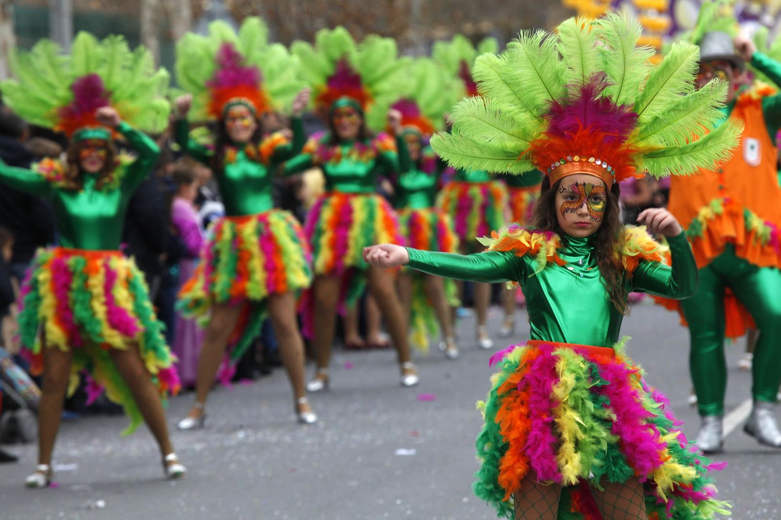 Gran cabalgata del Carnaval de Isla Cristina del año pasado.